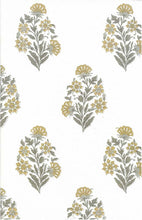Load image into Gallery viewer, 9234/4 KHAKI BLOCK PRINT LOOK COUNTRY STYLE FARMHOUSE DECOR INDIAN NEUTRALS COTTON
