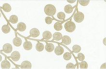 Load image into Gallery viewer, 0924/4 SWATCH-GOLD ON WHITE MODERN STYLE PRINTS COTTON SAND GOLD YELLOW
