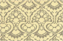 Load image into Gallery viewer, 0946/5 SWATCH-FOG NEUTRALS PRINT COTTON BLOCK LOOK INDIAN DECOR
