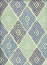 Load image into Gallery viewer, 0959/1 SWATCH-BLUE COASTAL LIVING COUNTRY STYLE INDIAN DECOR LIGHT BLUES PRINTS COTTON
