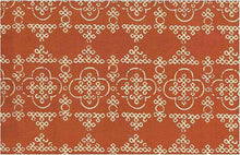 Load image into Gallery viewer, 0965/5 SWATCH-PERSIMMON BOHO DECOR INDIAN PRINTS COTTON SAND GOLD YELLOW
