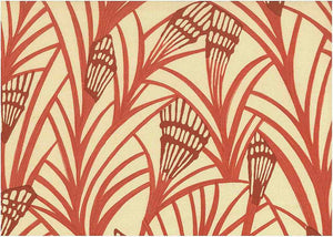 0969/3 SWATCH-CORAL INDIAN DECOR PINK CORAL RED PURPLE PRINTS COTTON