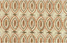 Load image into Gallery viewer, 0972/4 SWATCH-GINGER BLOCK PRINT LOOK COUNTRY STYLE INDIAN DECOR PINK CORAL RED PURPLE COTTON
