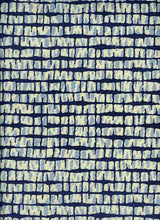 Load image into Gallery viewer, 0993/1 SWATCH-INDIGO BOHO DECOR DARK BLUES MODERN STYLE PRINTS COTTON
