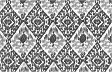 Load image into Gallery viewer, 0997/4 SWATCH-SHADOW/WHITE IKAT LOOK INDIAN DECOR NEUTRALS PRINTS COTTON
