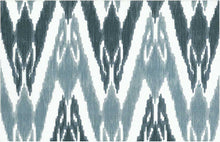 Load image into Gallery viewer, 0998/3 SWATCH-SKY/INDIGO/WHITE DARK BLUES IKAT LOOK PRINTS COTTON
