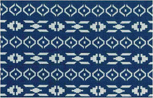 Load image into Gallery viewer, 1177/1 SWATCH-BLUE/WHITE DARK BLUES JACQUARDS SOUTHWEST DECOR
