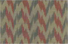 Load image into Gallery viewer, 1508/2 SWATCH-RED/BROWN BOHO DECOR HANDWOVEN IKAT LOOK INDIAN NEUTRALS SOUTHWEST
