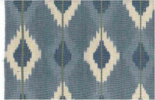 Load image into Gallery viewer, 1510/2 SWATCH-PURE BLUES BOHO DECOR HANDWOVEN IKAT LOOK INDIAN LIGHT BLUES SOUTHWEST
