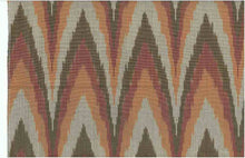 Load image into Gallery viewer, 1512/1 SWATCH-FIRE PINK CORAL RED PURPLE SOUTHWEST HANDWOVEN IKAT DECOR BOHO LOOK INDIAN
