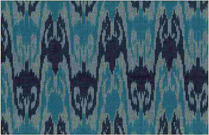 1514/1 SWATCH-INDIGO BOHO DECOR DARK BLUES HANDWOVEN IKAT LOOK INDIAN SOUTHWEST