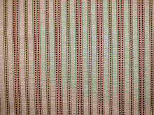 Load image into Gallery viewer, 2156/2 SWATCH-CREAM/BRICK/OLI PINK CORAL RED PURPLE SOUTHWEST ETHNIC STRIPES DECOR
