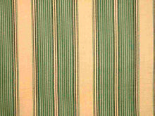 Load image into Gallery viewer, 2167/1 SWATCH-NAT/OLIVE AQUA TEAL GREEN COUNTRY STYLE STRIPES
