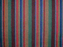 Load image into Gallery viewer, 2172/1 SWATCH-GREEN MULTI SOUTHWEST ETHNIC STRIPES DECOR
