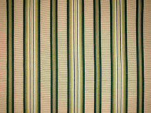 Load image into Gallery viewer, 2177/1 SWATCH-CREAM/FOREST/KIWI AQUA TEAL GREEN COUNTRY STYLE STRIPES
