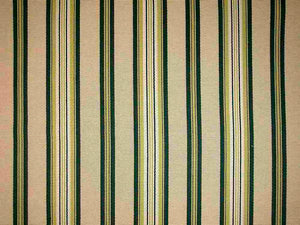 2177/1 SWATCH-CREAM/FOREST/KIWI AQUA TEAL GREEN COUNTRY STYLE STRIPES