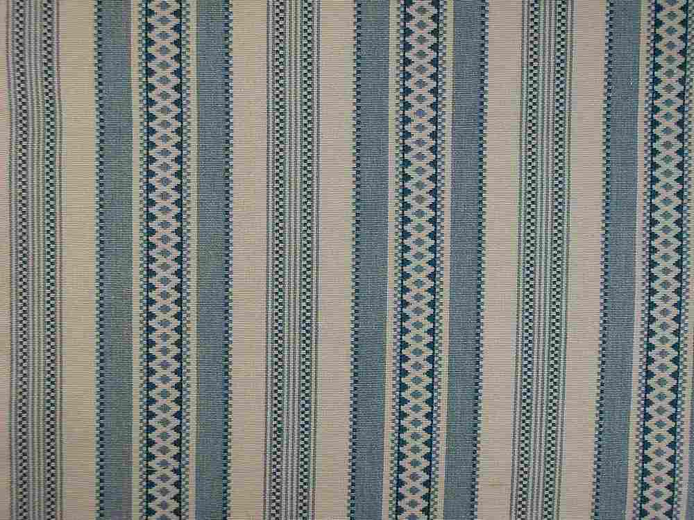 2180/1 SWATCH-BLUE COASTAL LIVING COUNTRY STYLE LIGHT BLUES STRIPES