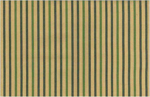 2235/2 SWATCH-GREEN GOLD COUNTRY STYLE SAND GOLD YELLOW STRIPES
