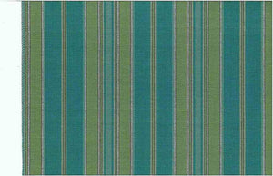 2248/3 SWATCH-TEAL/JADE AQUA TEAL GREEN STRIPES COUNTRY STYLE COASTAL LIVING
