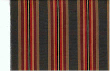 Load image into Gallery viewer, 2253/1 SWATCH-CHARCOAL RED SOUTHWEST ETHNIC STRIPES DECOR
