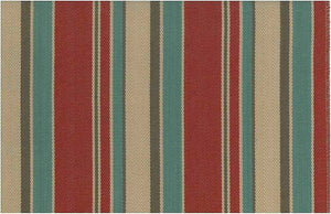 2275/2 SWATCH-RED TURQ MULTI BOHO DECOR PINK CORAL RED PURPLE SOUTHWEST ETHNIC STRIPES