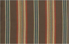 Load image into Gallery viewer, 2276/3 SWATCH-BROWN SOUTHWEST ETHNIC STRIPES DECOR BOHO
