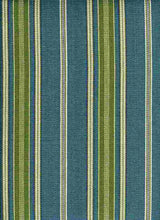 Load image into Gallery viewer, 2284/3 SWATCH-CHAMBRAY/OLIVE LIGHT BLUES STRIPES COUNTRY STYLE COASTAL LIVING
