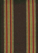 Load image into Gallery viewer, 2291/1 SWATCH-BROWN/MULTI NEUTRALS SOUTHWEST JACQUARDS ETHNIC STRIPES DECOR
