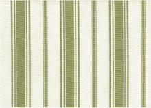 Load image into Gallery viewer, 2308/8 SWATCH-SAGE AQUA TEAL GREEN STRIPES COUNTRY STYLE COASTAL LIVING
