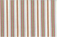 Load image into Gallery viewer, 2323/1 SWATCH-RED BOHO DECOR COUNTRY STYLE JACQUARDS PINK CORAL RED PURPLE SOUTHWEST ETHNIC STRIPES
