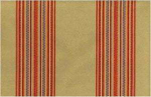 2332/2 SWATCH-TAN/RED NEUTRALS SOUTHWEST ETHNIC STRIPES
