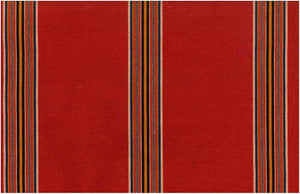 2333/1 SWATCH-RED PINK CORAL RED PURPLE SOUTHWEST ETHNIC STRIPES DECOR