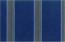Load image into Gallery viewer, 2333/2 SWATCH-BLUE COASTAL LIVING DARK BLUES SOUTHWEST ETHNIC STRIPES DECOR
