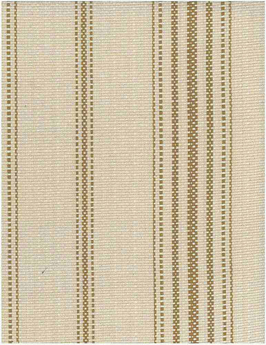 2348/3 SWATCH-GOLD/FLAX COUNTRY STYLE FARMHOUSE DECOR NEUTRALS STRIPES