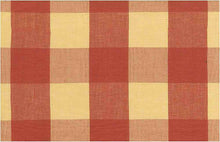 Load image into Gallery viewer, 3158/3 SWATCH-ROSE/CREAM BOHO DECOR CHECKS PLAIDS COUNTRY STYLE INDIAN PINK CORAL RED PURPLE
