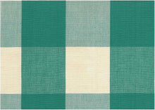 Load image into Gallery viewer, 3170/2 SWATCH-TURQUOISE AQUA TEAL GREEN BOHO DECOR CHECKS PLAIDS
