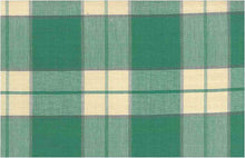 Load image into Gallery viewer, 3182/2 SWATCH-JADE AQUA TEAL GREEN CHECKS PLAIDS COASTAL LIVING COUNTRY STYLE FARMHOUSE DECOR

