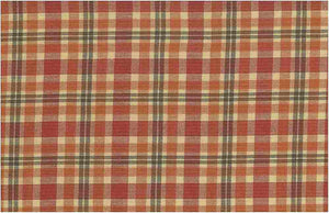 3185/1 SWATCH-PAPRIKA MULTI PINK CORAL RED PURPLE CHECKS PLAIDS SOUTHWEST DECOR BOHO COUNTRY STYLE INDIAN