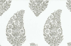 9206/4 SWATCH-TWIG/WHITE BLOCK PRINT LOOK COUNTRY STYLE FARMHOUSE DECOR INDIAN NEUTRALS COTTON