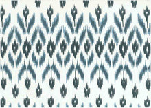 Load image into Gallery viewer, 9225/1 SWATCH-BLUES DARK BLUES PRINTS COTTON IKAT LOOK COASTAL LIVING
