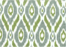 Load image into Gallery viewer, 9228/3 SWATCH-BLUE/GREEN AQUA TEAL GREEN PRINTS COTTON IKAT LOOK COASTAL LIVING

