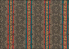 Load image into Gallery viewer, 2365/1 CHOCOLATE FARMHOUSE DECOR NEUTRALS SOUTHWEST ETHNIC STRIPES
