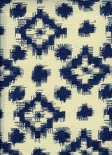 Load image into Gallery viewer, 0994/1 SWATCH-INDIGO DARK BLUES PRINTS COTTON IKAT LOOK
