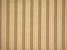 Load image into Gallery viewer, 2068/1 SWATCH-CREAM/RED COUNTRY STYLE INDIAN DECOR PINK CORAL RED PURPLE STRIPES
