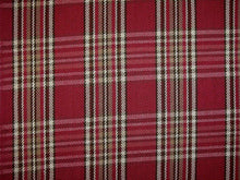 Load image into Gallery viewer, 1125/2 SWATCH-RED PINK CORAL RED PURPLE CHECKS PLAIDS FARMHOUSE DECOR BOHO COUNTRY STYLE
