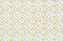 Load image into Gallery viewer, 9232/2 SWATCH-GOLD/PEWTER BOHO DECOR INDIAN PRINTS COTTON SAND GOLD YELLOW
