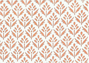 9616/5 SWATCH-DK CORAL COASTAL LIVING COUNTRY STYLE INDIAN DECOR PINK CORAL RED PURPLE PRINTS COTTON