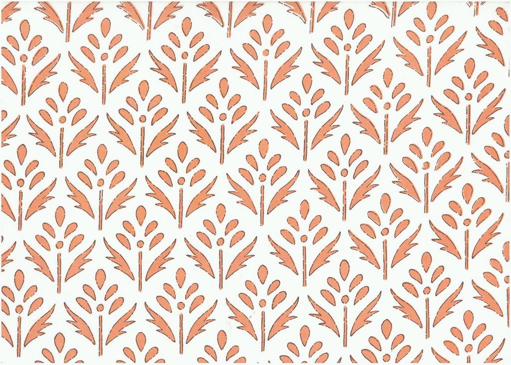 9616/5 SWATCH-DK CORAL COASTAL LIVING COUNTRY STYLE INDIAN DECOR PINK CORAL RED PURPLE PRINTS COTTON