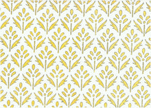 Load image into Gallery viewer, 9616/6 SWATCH-MAIZE/LW SAND GOLD YELLOW PRINTS COTTON COUNTRY STYLE COASTAL LIVING INDIAN DECOR
