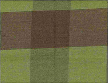 Load image into Gallery viewer, 3176/3 MOCHA/MOSS AQUA TEAL GREEN NEUTRALS CHECKS PLAIDS BOHO DECOR
